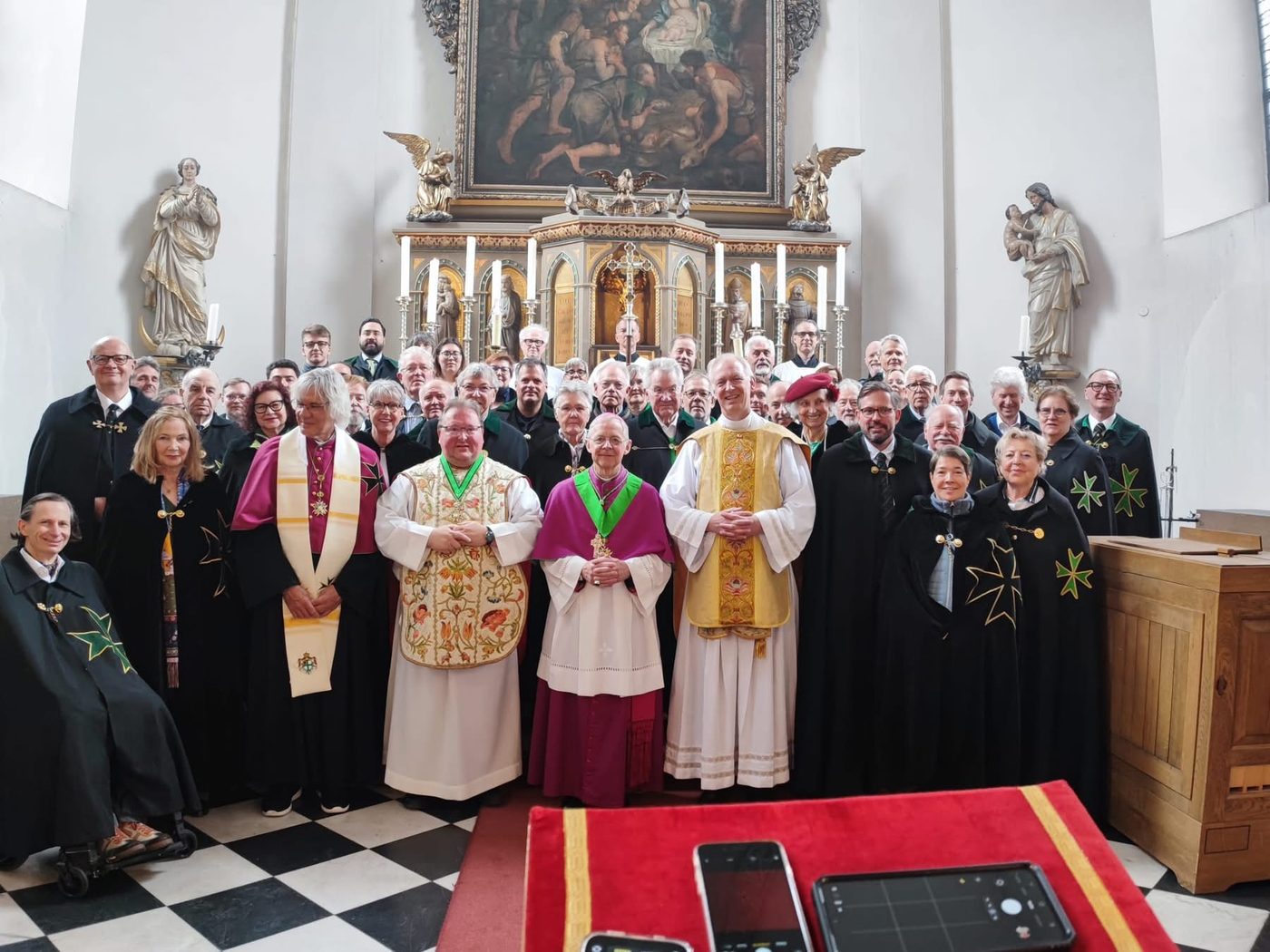 Groepsfoto Investituur Düsseldorf
