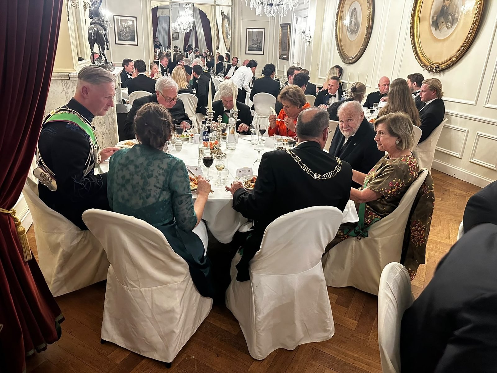 Galadiner in de Club der Gidsen te Brussel