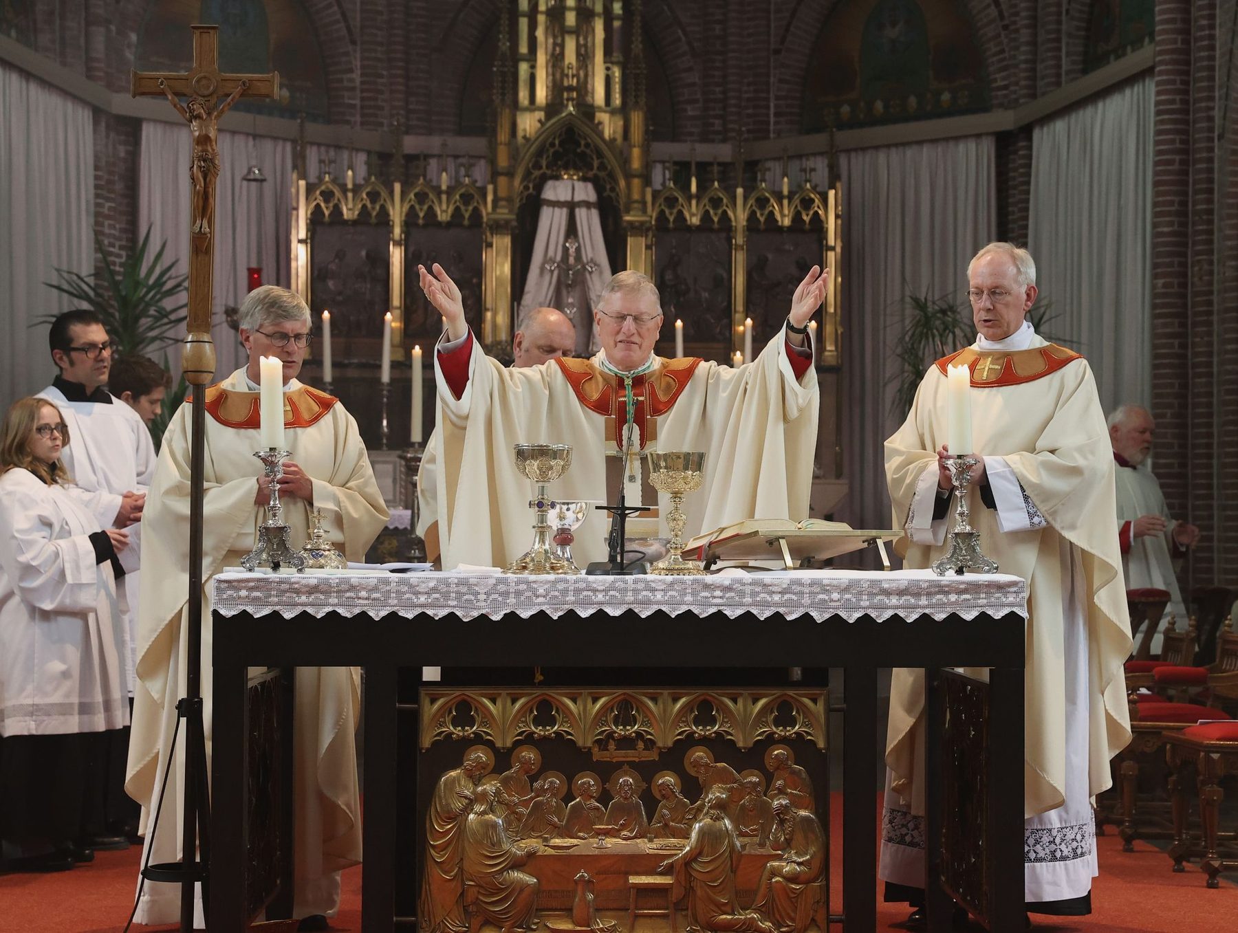 Heilige Mis in de H. Adrianuskerk te Langeraar
